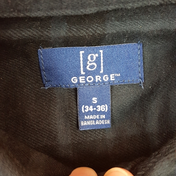 🆕️George Green & Black Flannel - Picture 3 of 4